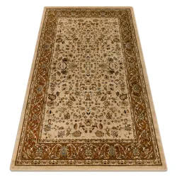 Teppich ROYAL Rahmen - beige / braun