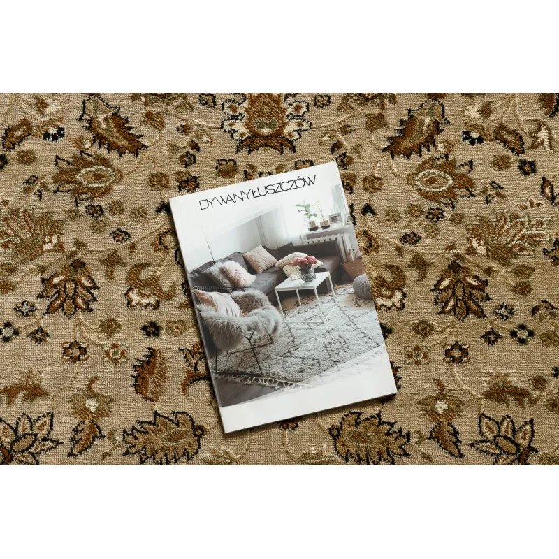 Teppich ROYAL E0176 Rahmen - beige / braun