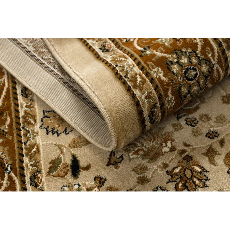 Teppich ROYAL E0176 Rahmen - beige / braun