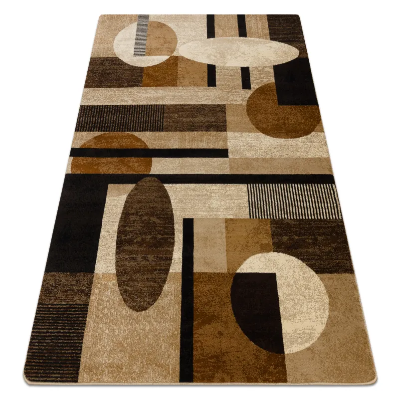 Teppich ROYAL 5376 Geometrisch, Kreise - beige / creme