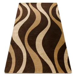 Teppich ROYAL Wellen - braun / beige