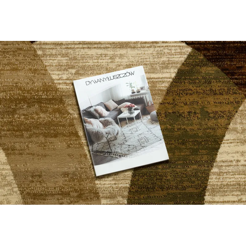 Teppich ROYAL HD10 Geometrisch - beige / grün