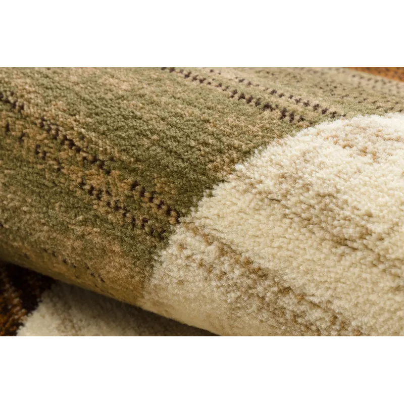 Teppich ROYAL HD10 Geometrisch - beige / grün