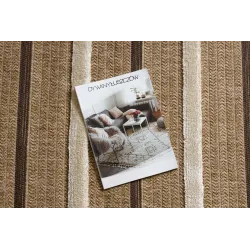 Teppich SPARK 0686A beige / creme - Linien, Sisal, strukturiert