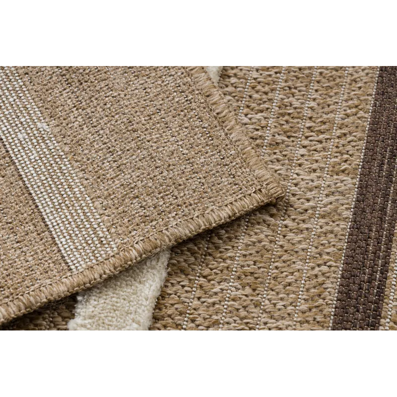 Teppich SPARK 0686A beige / creme - Linien, Sisal, strukturiert