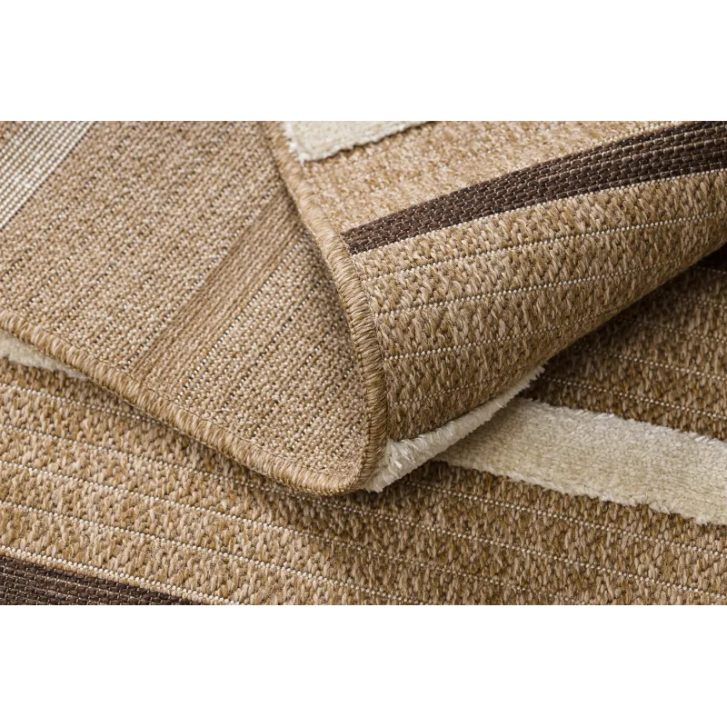 Teppich SPARK 0686A beige / creme - Linien, Sisal, strukturiert