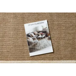 Teppich SPARK 0687A beige / creme - Rahmen, Sisal, strukturiert