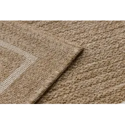 Teppich SPARK 0687A beige / creme - Rahmen, Sisal, strukturiert