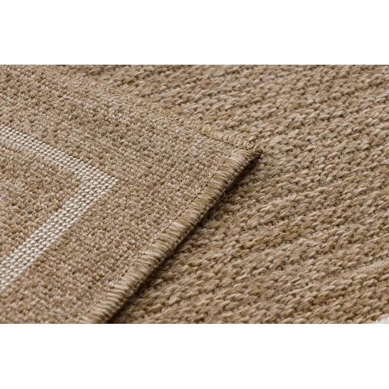 Teppich SPARK 0687A beige / creme - Rahmen, Sisal, strukturiert