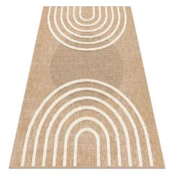Teppich SPARK 0688A beige / creme - Geometrisch, Sisal, strukturell