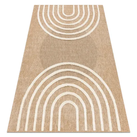 Teppich SPARK 0688A beige / creme - Geometrisch, Sisal, strukturell