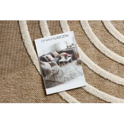 Teppich SPARK 0688A beige / creme - Geometrisch, Sisal, strukturell