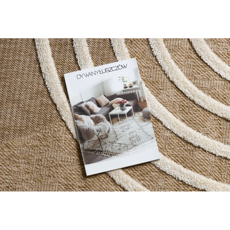 Teppich SPARK 0688A beige / creme - Geometrisch, Sisal, strukturell