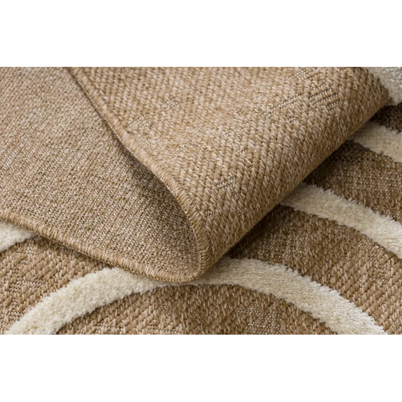Teppich SPARK 0688A beige / creme - Geometrisch, Sisal, strukturell