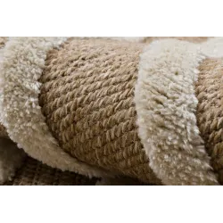 Teppich SPARK 0688A beige / creme - Geometrisch, Sisal, strukturell