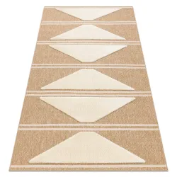 Teppich SPARK 0698A beige / creme - Geometrisch, Dreiecke Sisal, strukturell