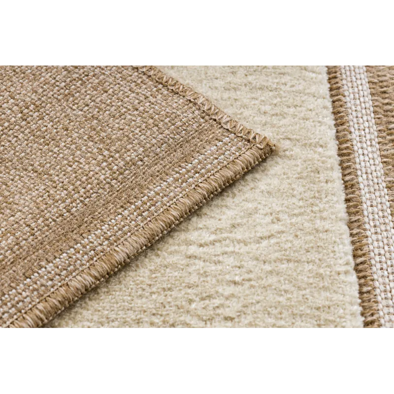 Teppich SPARK 0698A beige / creme - Geometrisch, Dreiecke Sisal, strukturell