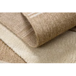 Teppich SPARK 0698A beige / creme - Geometrisch, Dreiecke Sisal, strukturell