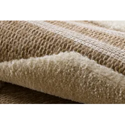 Teppich SPARK 0698A beige / creme - Geometrisch, Dreiecke Sisal, strukturell