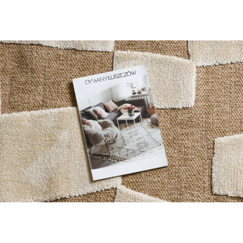 Teppich SPARK 0710A beige / creme - Geometrisch, Sisal, strukturell