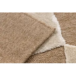 Teppich SPARK 0710A beige / creme - Geometrisch, Sisal, strukturell
