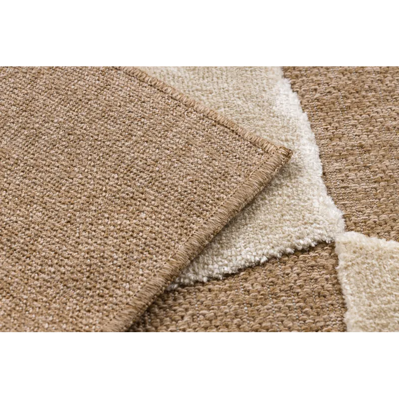 Teppich SPARK 0710A beige / creme - Geometrisch, Sisal, strukturell
