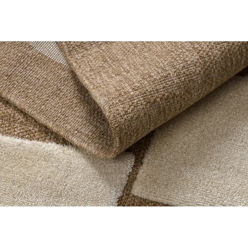 Teppich SPARK 0710A beige / creme - Geometrisch, Sisal, strukturell