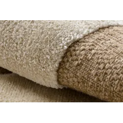 Teppich SPARK 0710A beige / creme - Geometrisch, Sisal, strukturell