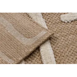Teppich SPARK 0711A beige / creme - Labyrinth, Sisal, strukturiert