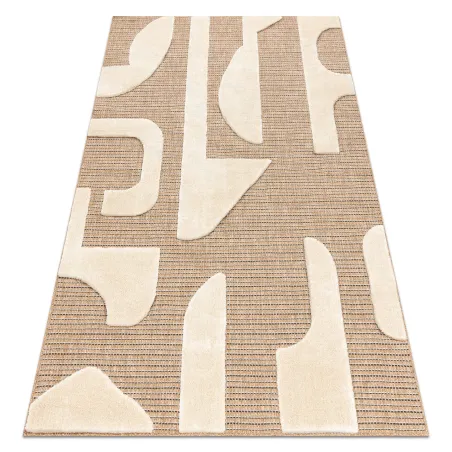 Teppich SPARK 0696A beige / creme - Geometrisch, Sisal, strukturiert