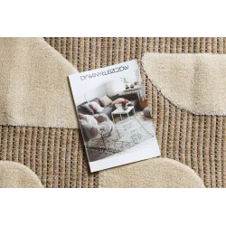 Teppich SPARK 0696A beige / creme - Geometrisch, Sisal, strukturiert