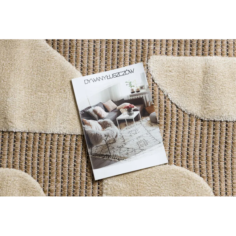 Teppich SPARK 0696A beige / creme - Geometrisch, Sisal, strukturiert