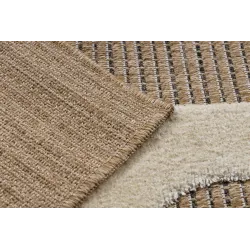 Teppich SPARK 0696A beige / creme - Geometrisch, Sisal, strukturiert