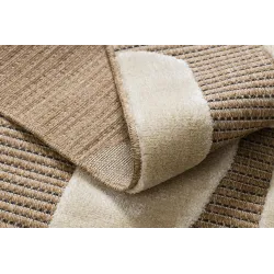 Teppich SPARK 0696A beige / creme - Geometrisch, Sisal, strukturiert