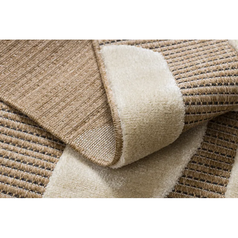Teppich SPARK 0696A beige / creme - Geometrisch, Sisal, strukturiert
