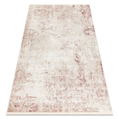 Teppich DISTIN 0828A rosa / puder / weiß modern - Abstraktion, Vintage, Fransen