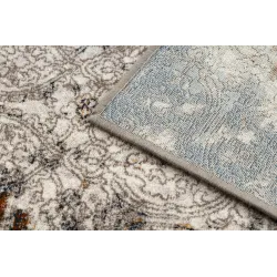 Weicher Wollteppich mit Vintage-Muster, ideal für Wohnzimmer oder Schlafzimmer