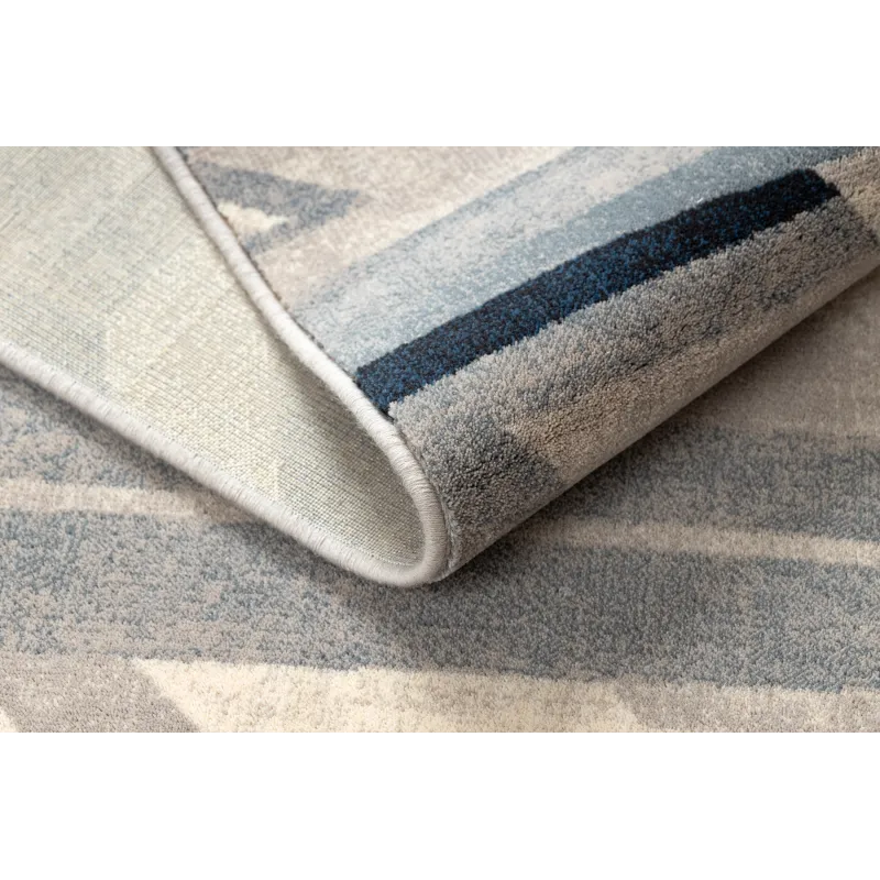 Wollteppich für das Wohnzimmer, geometrisches Design, stilvoll und modern