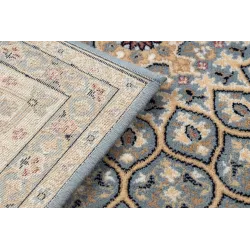 Weicher Wollteppich NAIN Rosette, ideal für das Schlafzimmer
