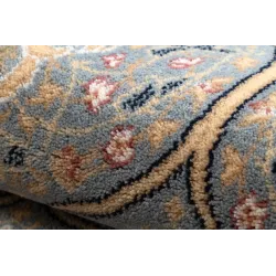 Wollteppich NAIN Rosette, ideal für das Kinderzimmer, bunt und gemütlich