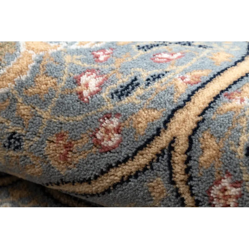 Wollteppich NAIN Rosette, ideal für das Kinderzimmer, bunt und gemütlich