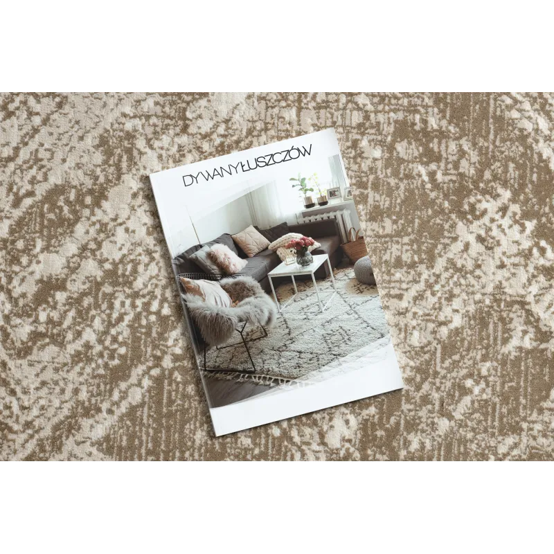 Moderner Teppich DUKE 51541 in Beige, ideal für jedes Interieur