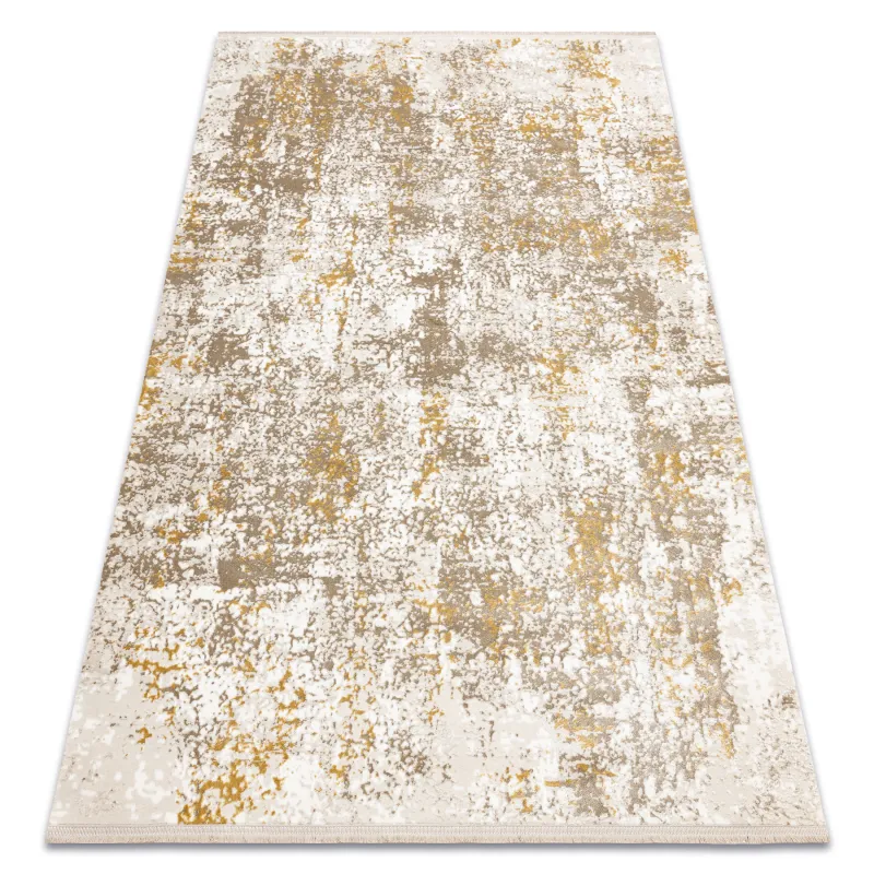 Moderner Teppich DUKE 51546 in beige und gold, sehr weich und strukturiert