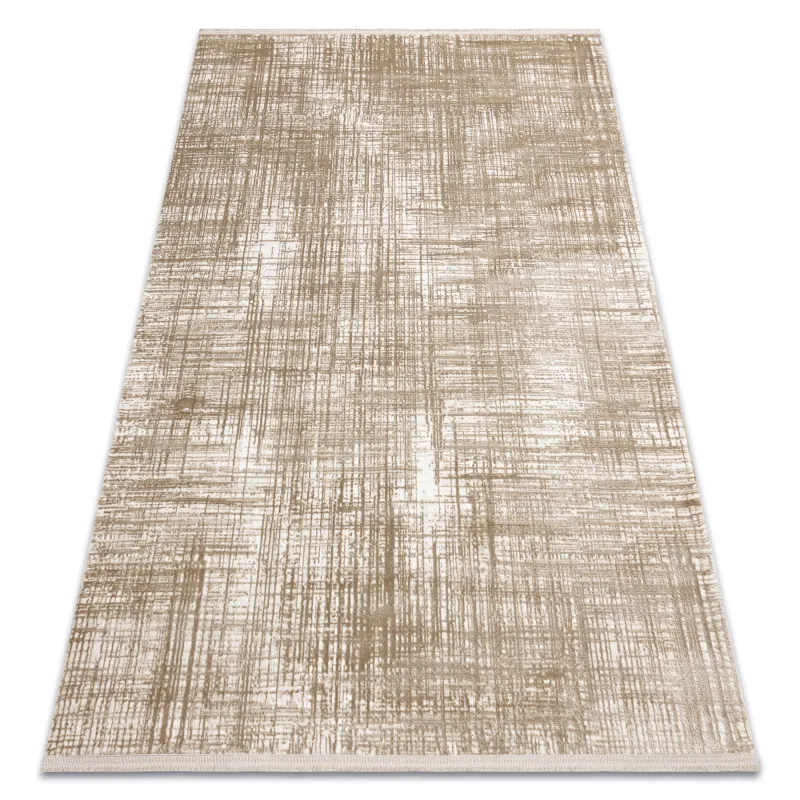 Moderner Teppich DUKE A0357 beige, sehr weich und strukturiert