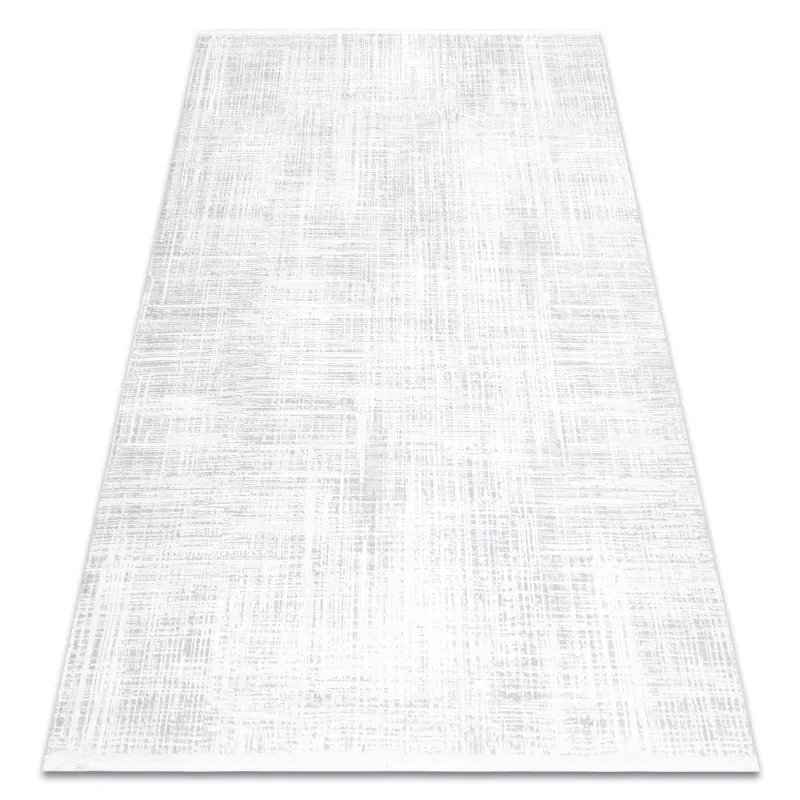 Moderner Teppich DUKE A0357 creme, sehr weich, strukturiert, mit Fransen