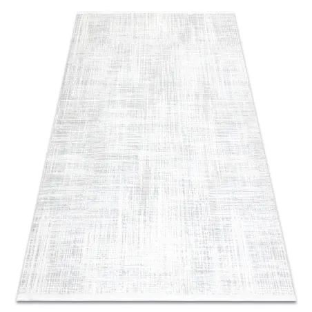 Moderner Teppich DUKE A0357 creme, sehr weich, strukturiert, mit Fransen