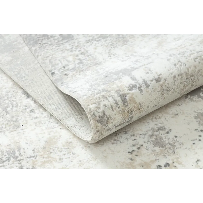 DUKE 51378 Teppich für das Schlafzimmer, creme grau, elegantes Design