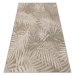 TEPPICH SISAL FLOORLUX LAUBEN taupe / champagner JUNGLE