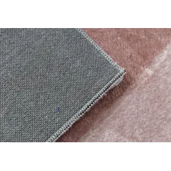 Teppich VISCO rosa 8 plüschig, KANINCHENFELLIMITAT
