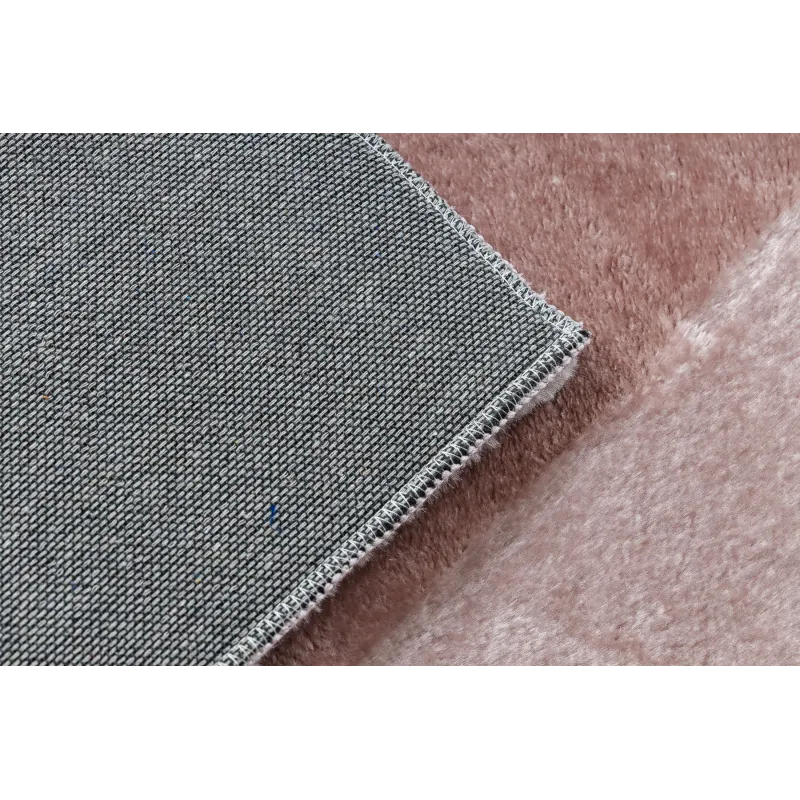 Teppich VISCO rosa 8 plüschig, KANINCHENFELLIMITAT